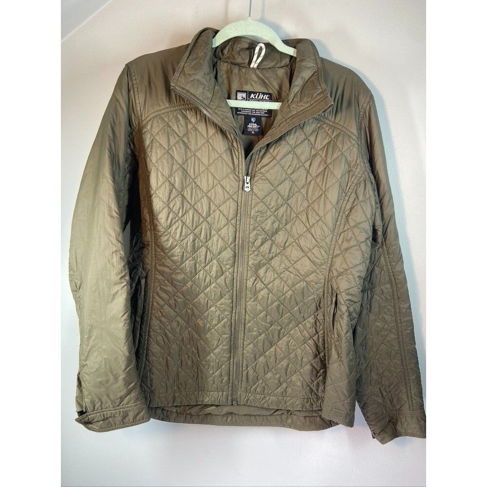 KUHL PROJEKT GREEN QUILTED WOMENS XLARGE LIGHT WEIGHT JACKET